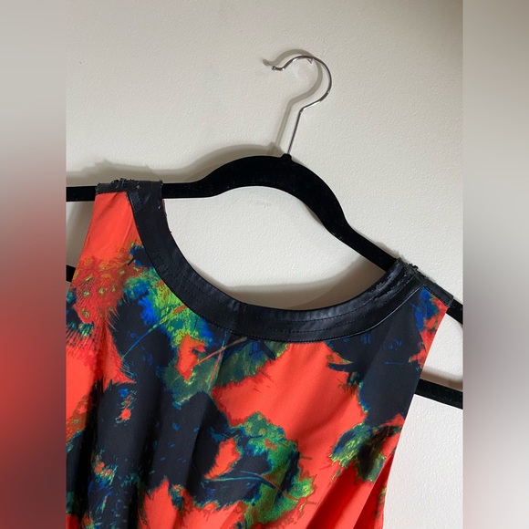 Kensie Orange Dress - Picture 4 of 10